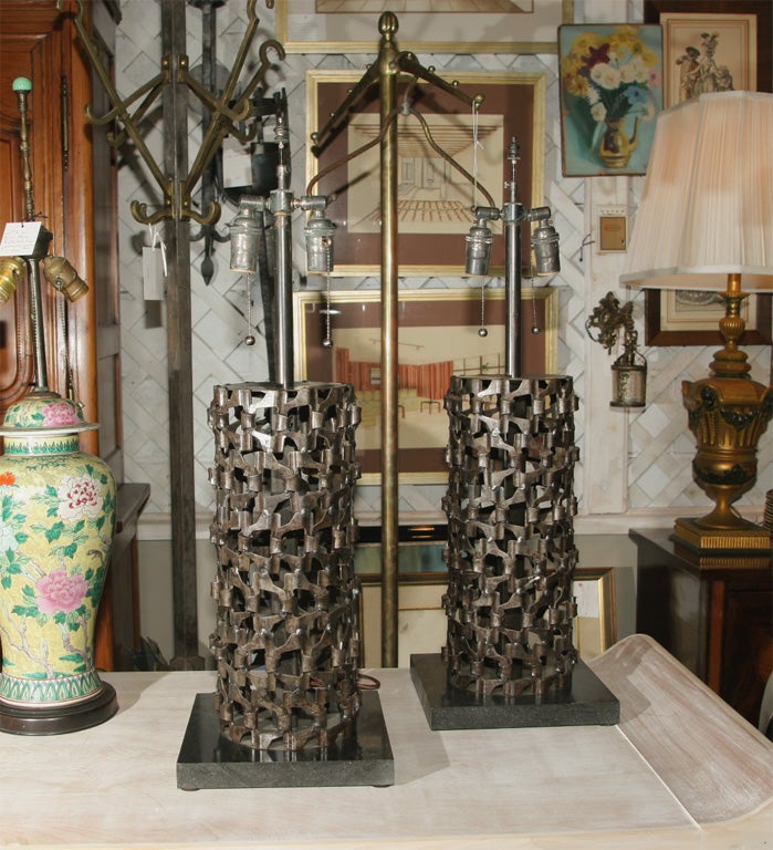 Perfect PAIR of Industrial CHIC Lamps