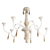 White Gesso Overwood Opera Chandelier