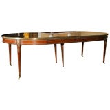 Maison Jansen Stamped Rosewood Dining Table