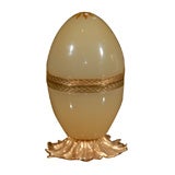 19th Century Opaline and Gilt Bronze Egg
