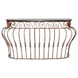 19th Century Spanish Iron Console