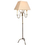 Iron floor lamp