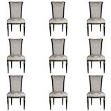 Set of 9 Jansen Dining Chairs