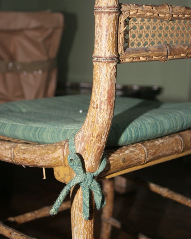 Set of four Regency klismos form side chairs, c.1810 4