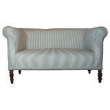A Victorian English Upholstered Sette