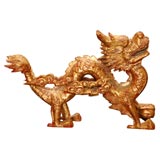 Gold Asian Dragon