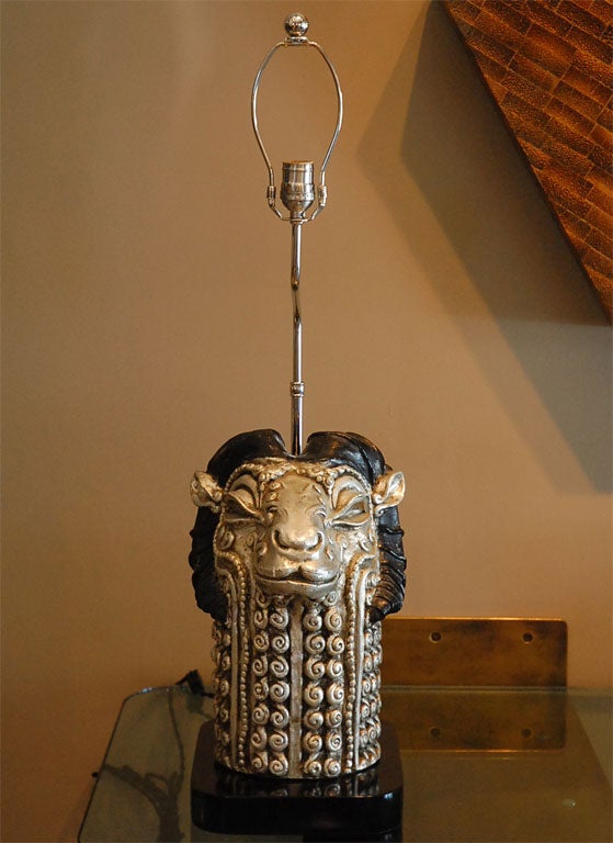 PAIR RAMS HEAD LAMPS