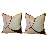 Emilio Pucci Silk Pair of Pillows