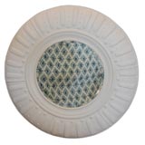 Vintage gesso-ed mirror