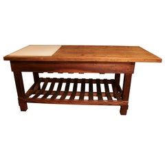 Antique mill table