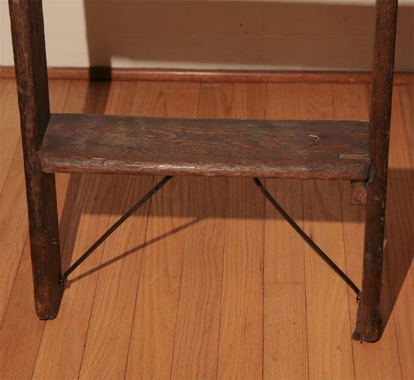 Fruitwood library ladder