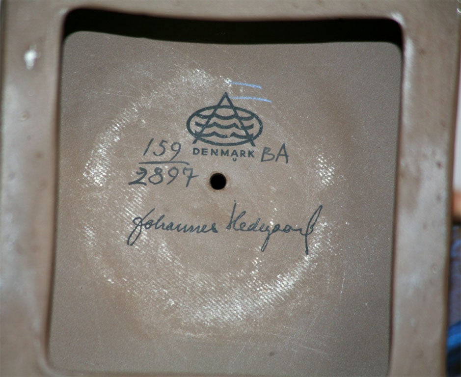 Royal Copenhagen Terracotta Female Bust Signed Hedegaard 4