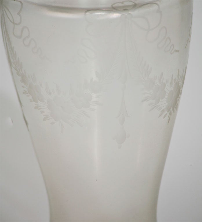 Vaso Steuben Verre de Soie in vendita 1