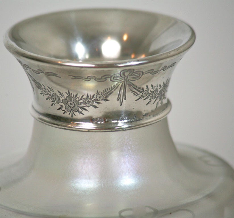 Vaso Steuben Verre de Soie in vendita 3