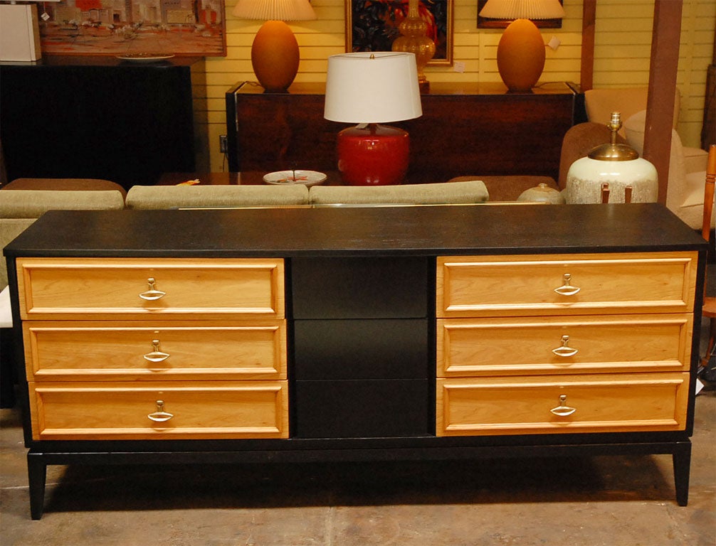 American Two Tones Chest of Drawers by Dixie Manufacture
