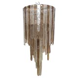 VISTOSI SMOKED 
CLEAR MURANO GLASS CHANDELIER