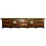 Antique Northern China ca 1850 kang cabinet table console