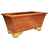 William IV Mahogany and Gilt Cellarette William IV Mahogany and Gilt Cellarette