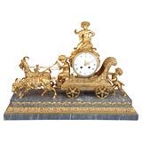 Bronze dore clock