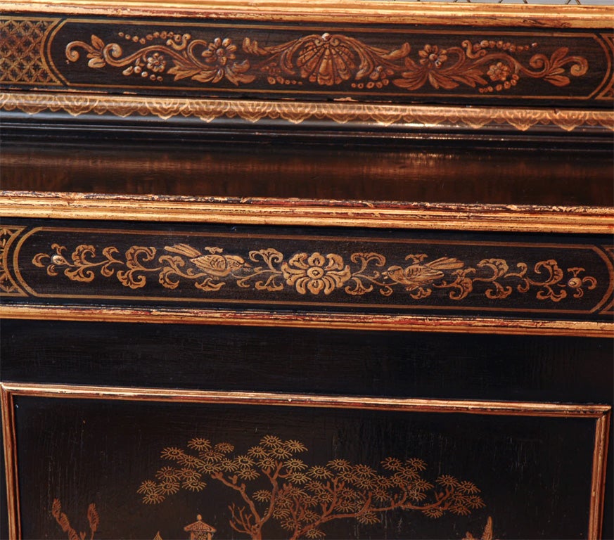 19th Century Chinese Chippendale Breakfront