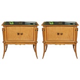 Pair of Sycamore Bedside Tables