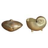 Pair Brass Shells