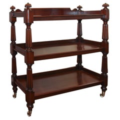 MAHOGANY THREE TIER BUFFET