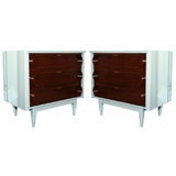Pair of 1960s Concave Chests