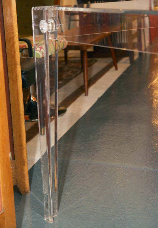 Lucite Card Table 1