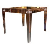 Lucite Card Table