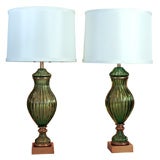 The Marbro Lamp Company - Vintage Murano Lamps in Emerald Green