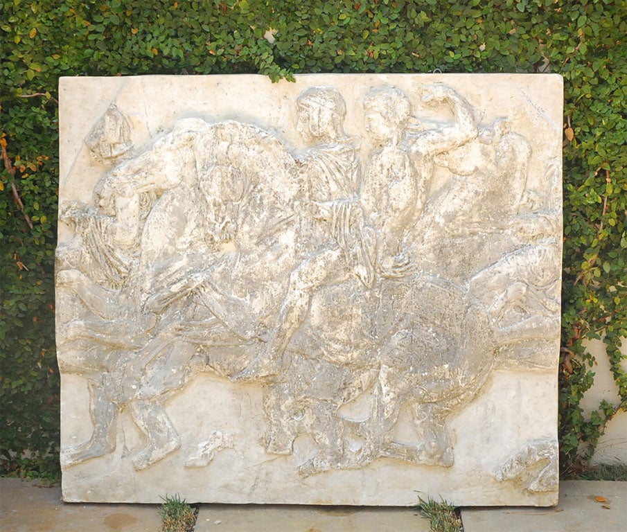 Bas Relief Representing a Greek Scene