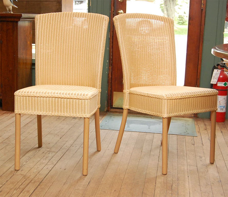 Loom Italia dining chair made of woven wire.  Various colors and quantity available.