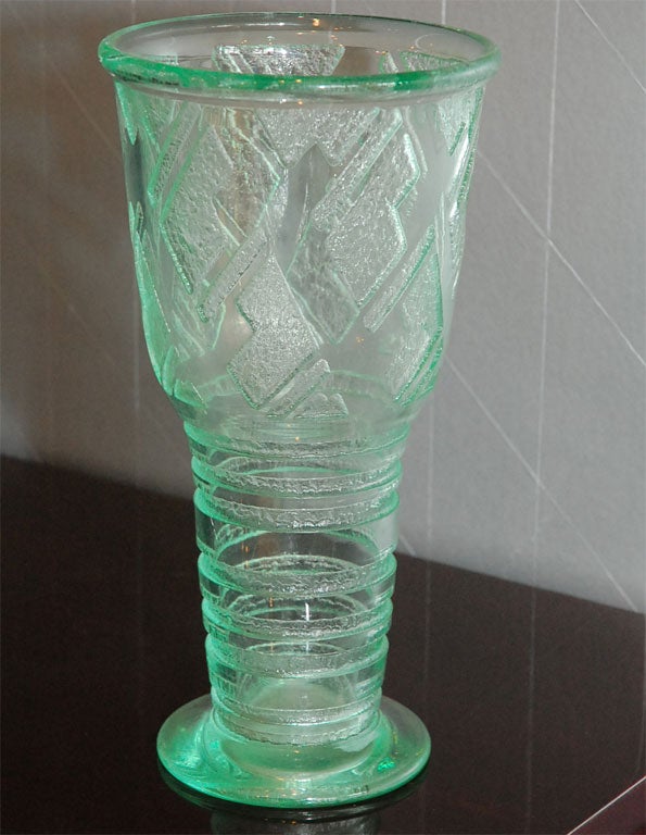 Art Deco Geometric Vase