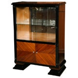 French Art Deco Palisander "Rio" Vitrine/ Display Cabinet