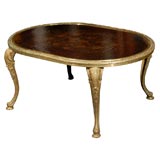 Napolean III Hand-tooled Bronze Table