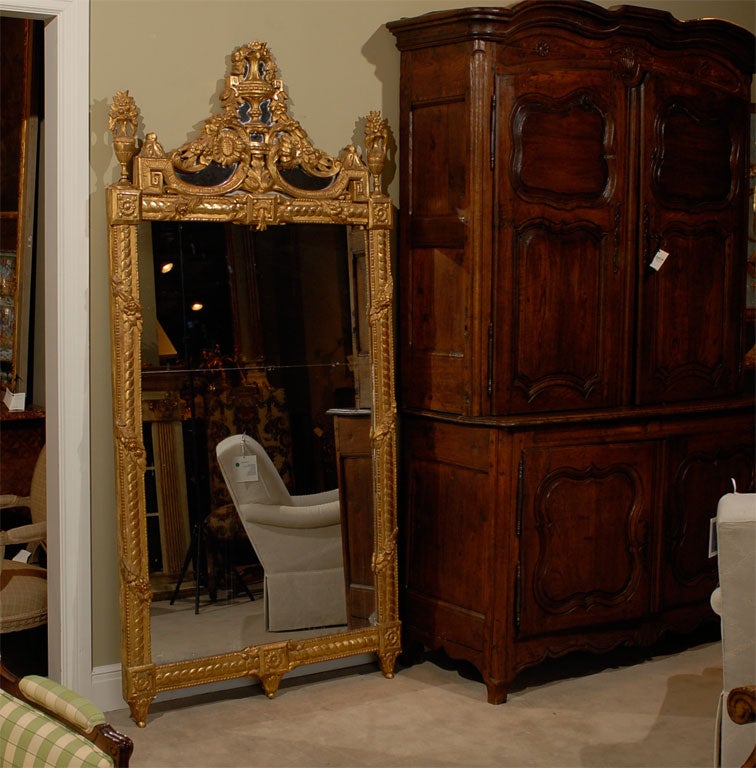 Louis XVI Style Gilt Mirror