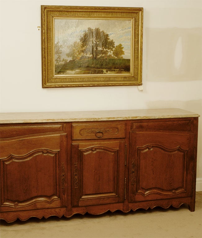 French Buffet with Marble Top