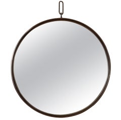 Contemporary Mirror with Rope Hanging