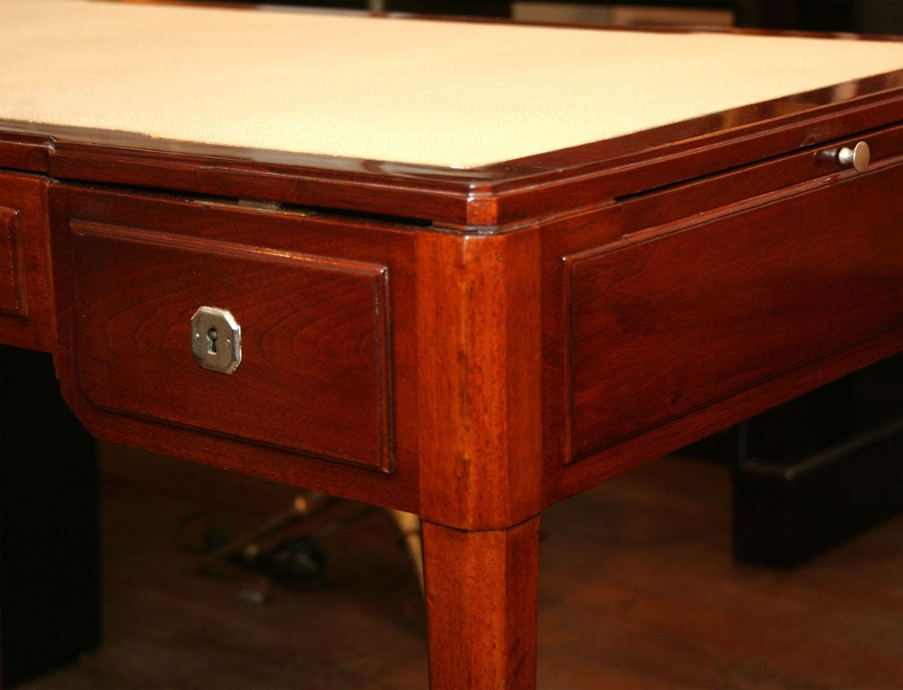 A mahogany desk by Dominique