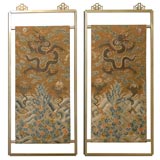 Pair of Chinese Embroideries