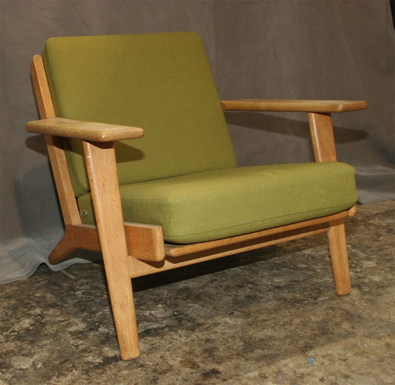 Danish Paddle Arm Chair by Hans Wegner