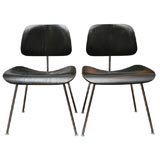 Set of Eight DCM Chairs by Eames for Herman Miller