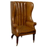 English Leather Chair