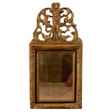 18thC. Period Louis XV/Louis XVI Transitional Carved Gilt Mirror