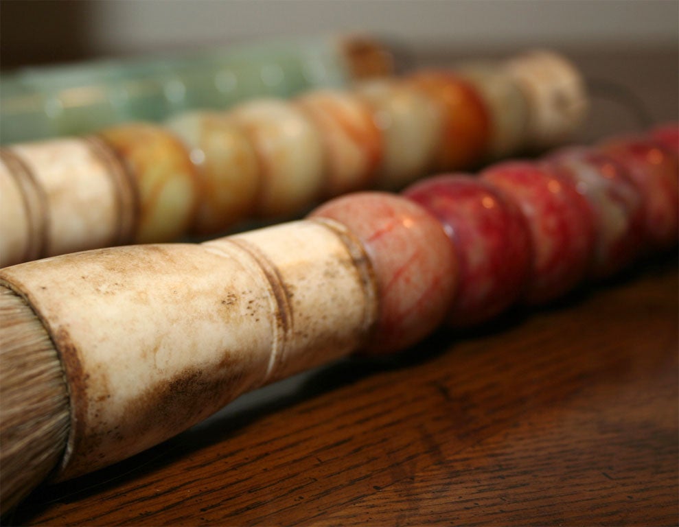 Set of 3 Calligraphy brushes In Good Condition In New York, NY