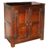 Antique An English Cupboard in Oak, Circa 1680