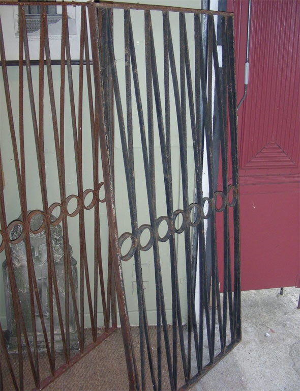 Two 19th Century Iron Gates For Sale 1