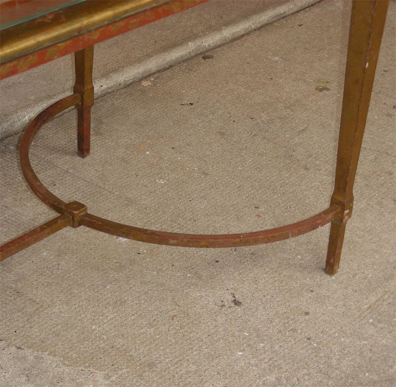 1960s Coffee Table by Gilbert Poillerat For Sale 2