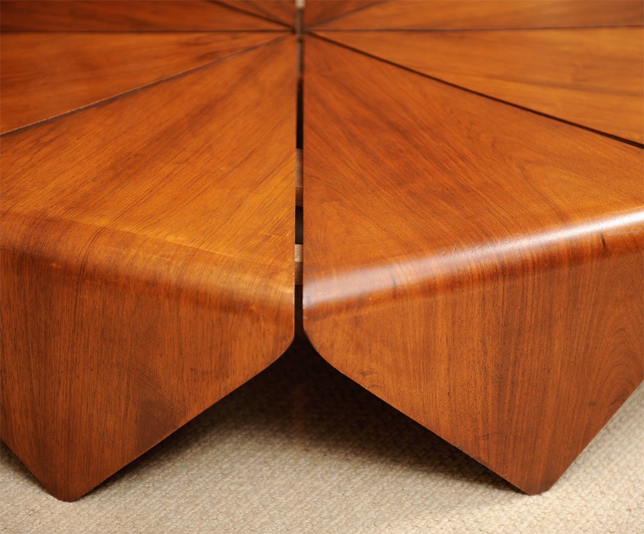 Bent Wood Cocktail Table by ZALSZUPIN at 1stDibs